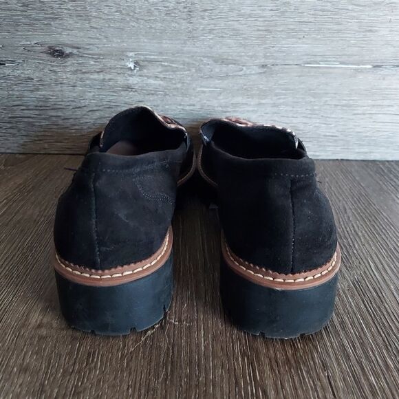 Jellypop Paris Chunky Lug Sole Leopard Print Loafers Size 9 - Picture 5 of 9